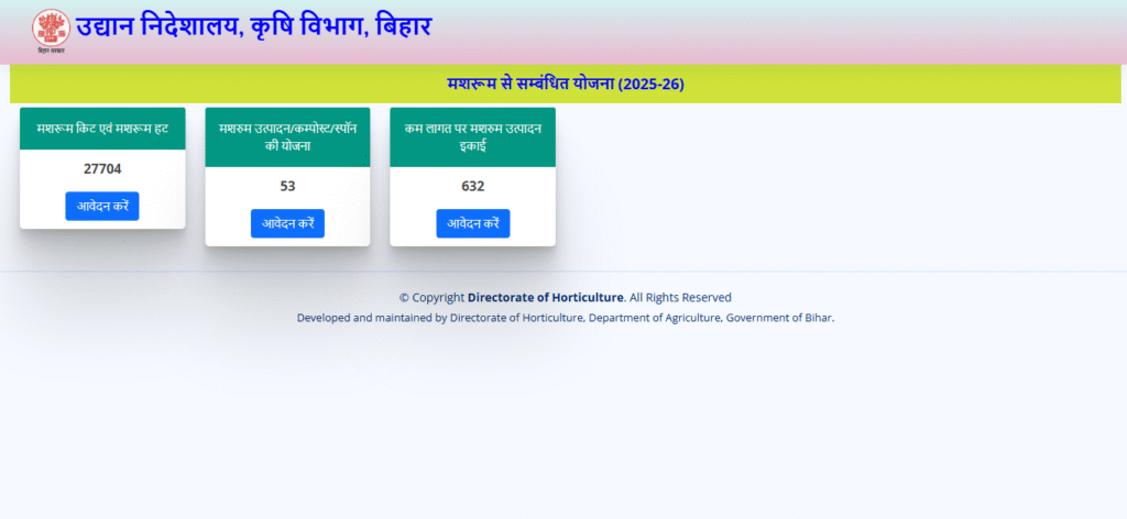 Bihar Mushroom Subsidy Yojana 2026