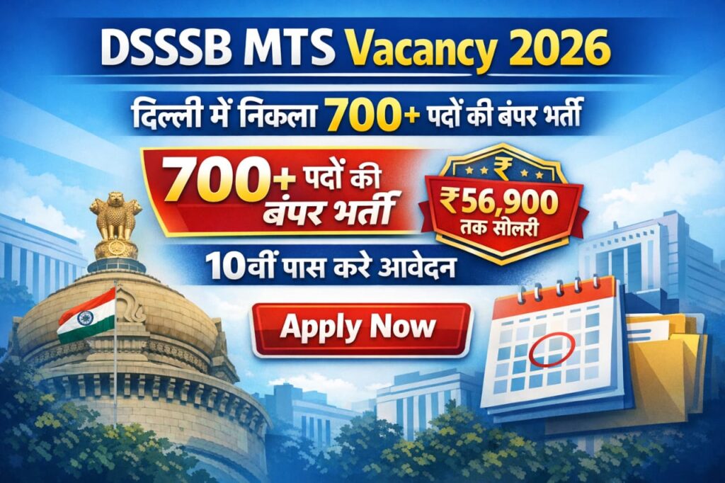 DSSSB MTS Vacancy 2026