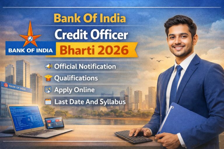 Bank Of India Credit Officer Bharti 2026