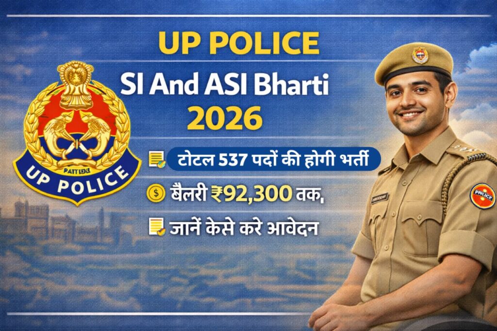 UP Police SI And ASI Bharti 2026