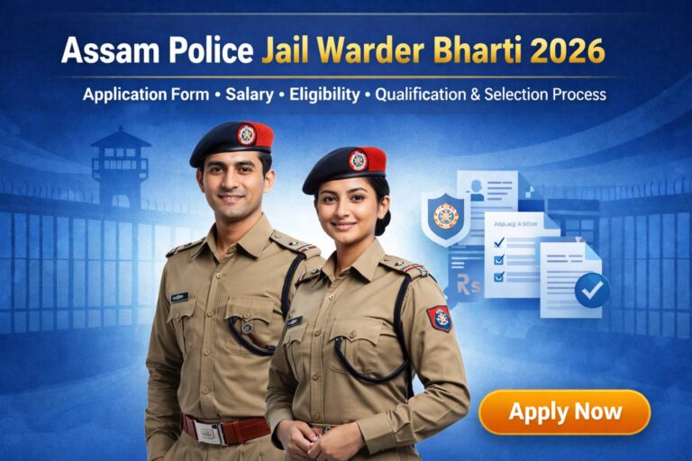 Assam Police Jail Warder Bharti 2026