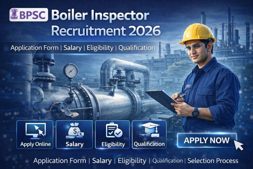 BPSC Boiler Inspector Bharti 2026