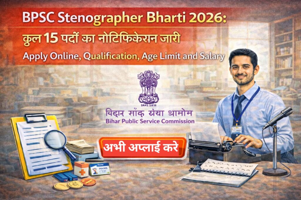 BPSC Stenographer Bharti 2026