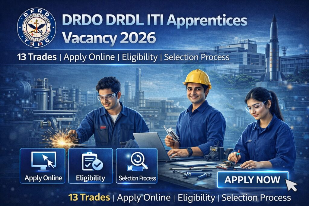 DRDO DRDL ITI Apprentices Vacancy 2026