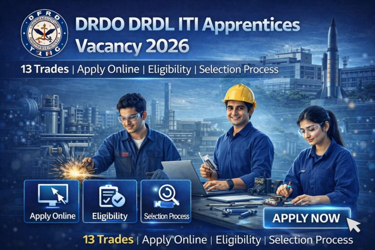 DRDO DRDL ITI Apprentices Vacancy 2026