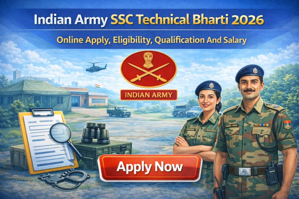 Indian Army SSC Technical Bharti 2026