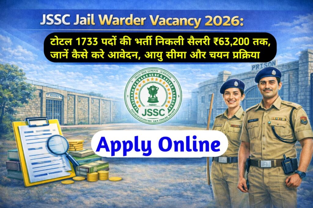 JSSC Jail Warder Vacancy 2026
