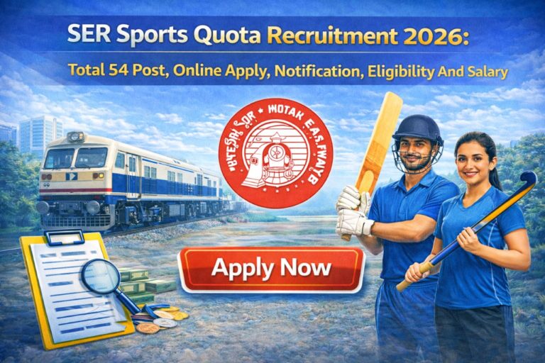 SER Sports Quota Recruitment 2026