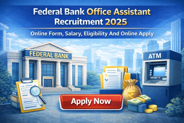 Federal Bank Office Assistant Recruitment 2025